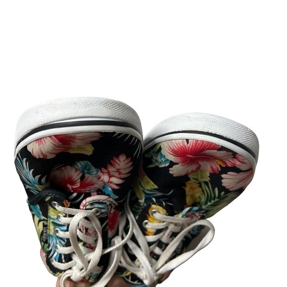 Vans Authentic Hawaiian Floral Skate Shoe Black Womens‎ Sz 10 - Picture 8 of 13